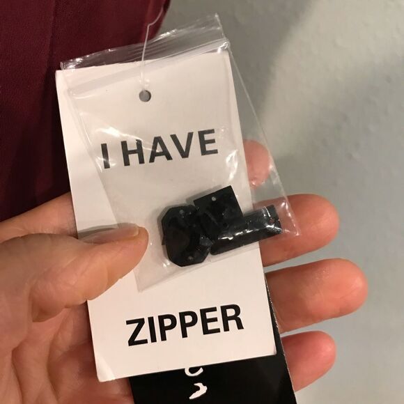 Black and burgundy midi sleeveless layered dress - Picture 8 of 13